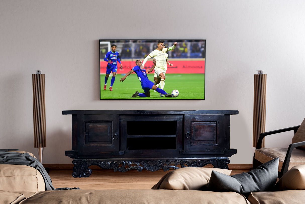 Wooden TV Plasma Stand | Dark Brown