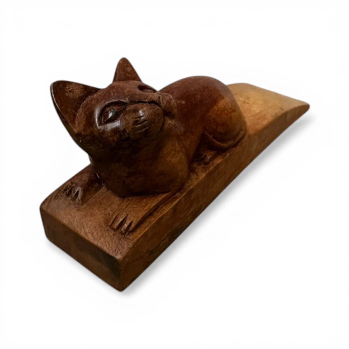 Whiskers Wooden Doorstop