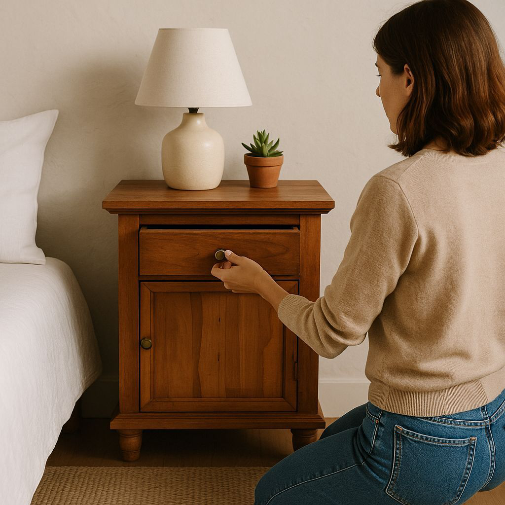 Classic Bedside Pedestal 60x60 | Light