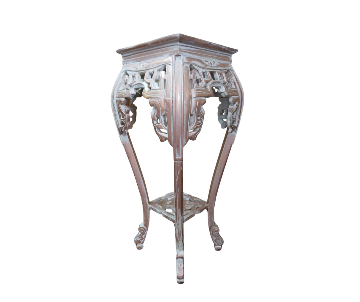 Rose Gold Cumi Side Table Set of 3 | Teak