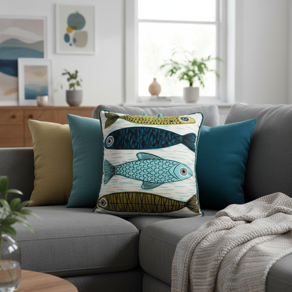 Scatter Cushion | Nautical A6 | House Range 45x48cm