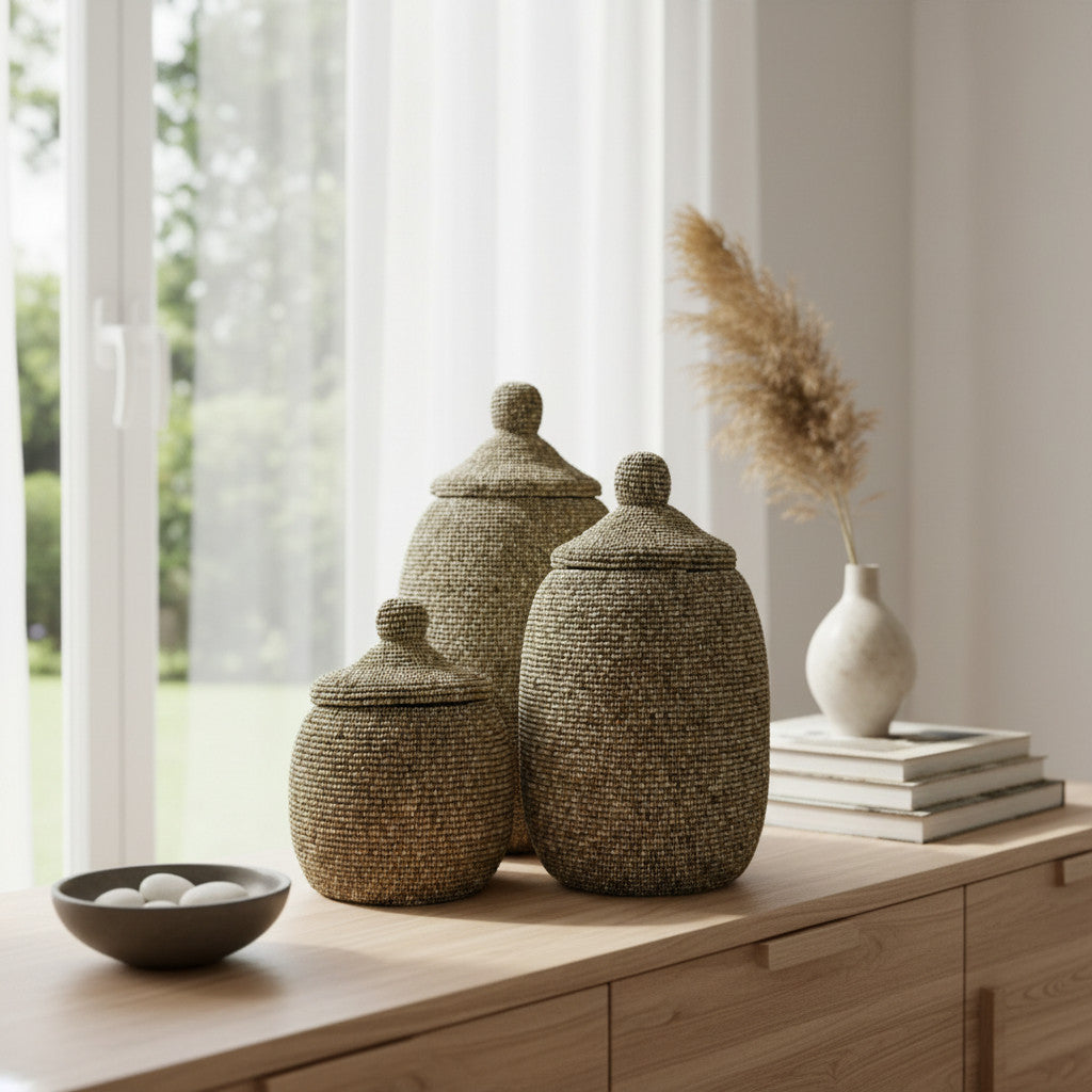 Beaded Decorative Vase | MEDIUM