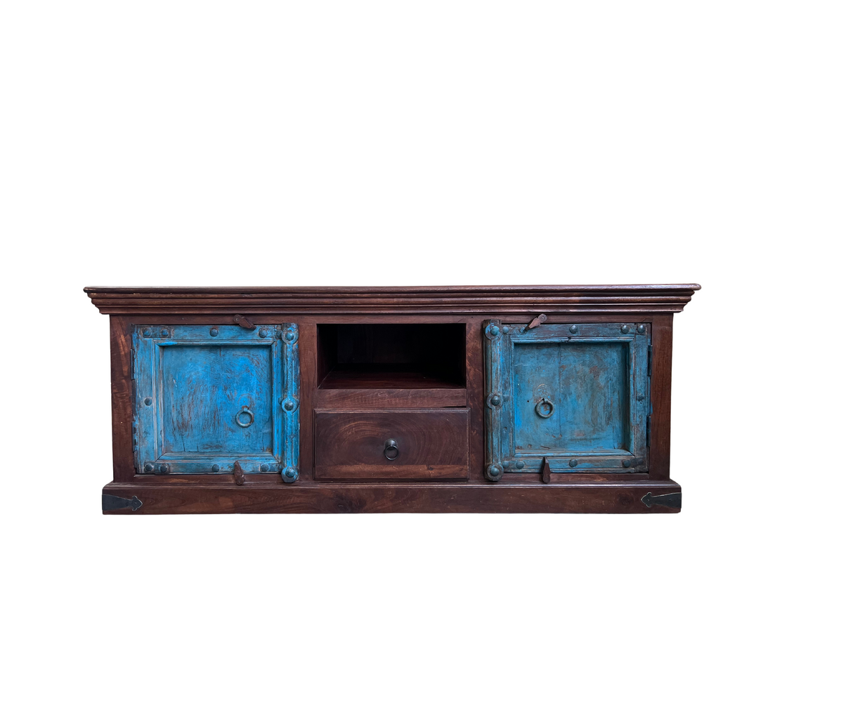 WDN Plasma TV Stand | Blue Doors