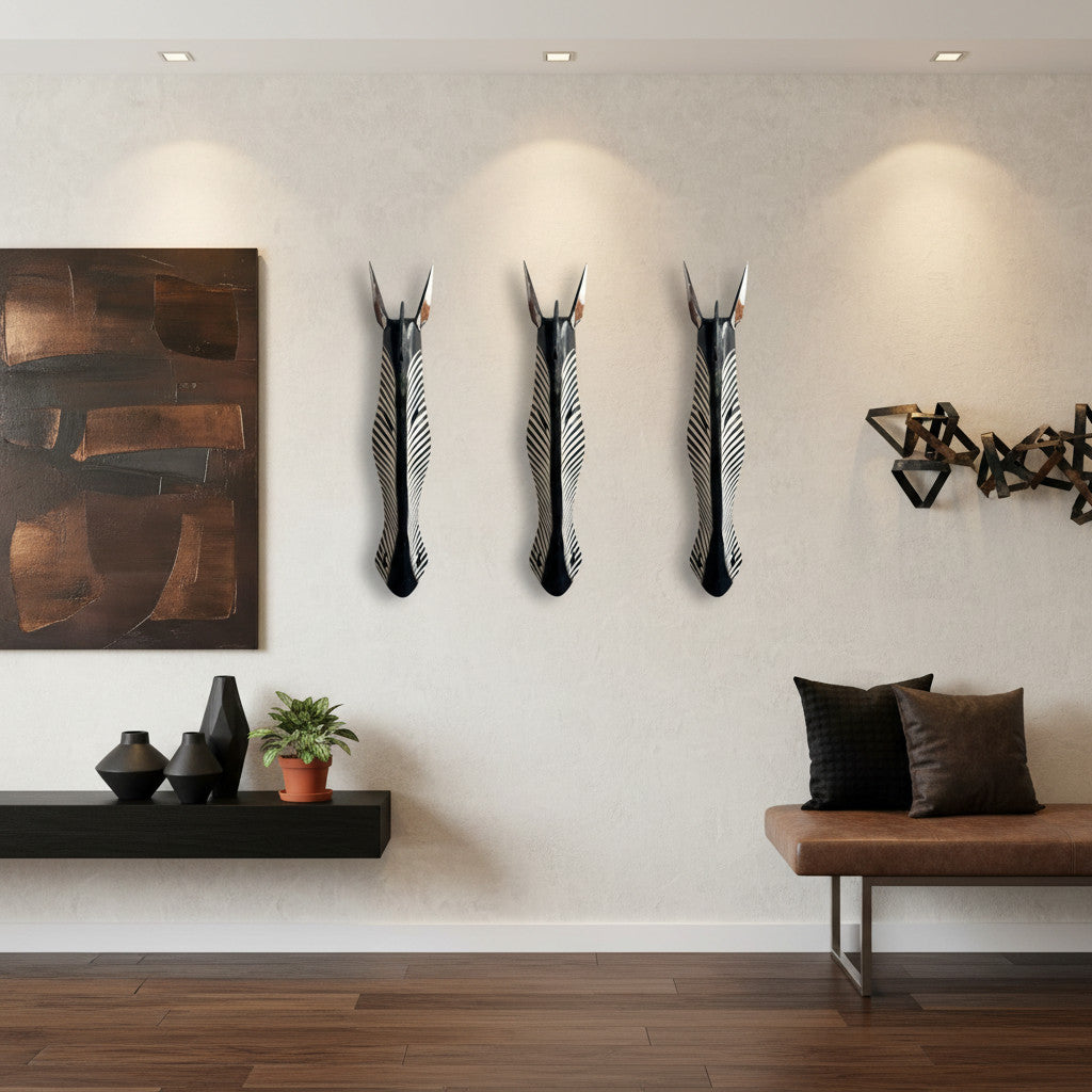 Decorative Wooden Mask Zebra | Design 6