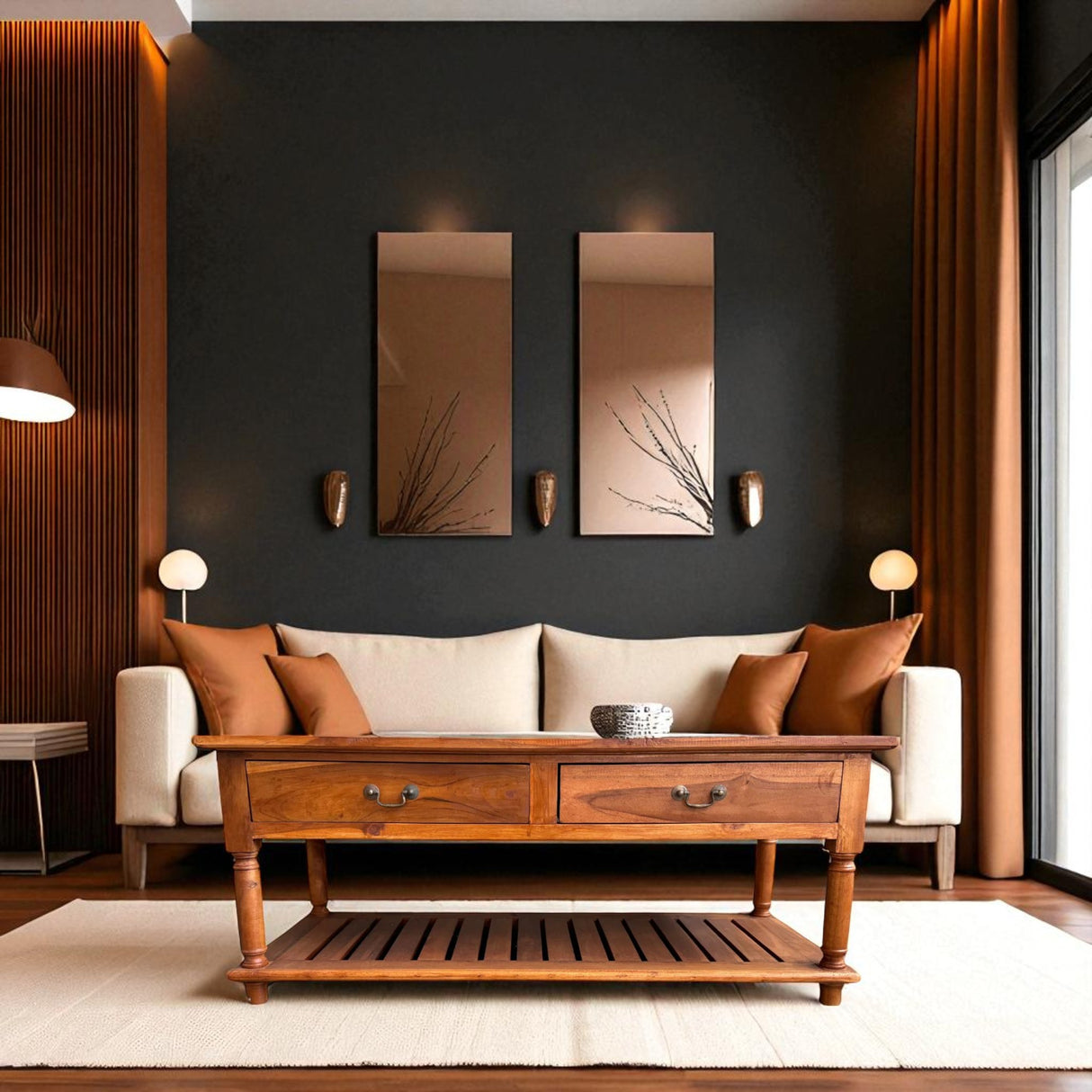 FARMHOUSE COFFEE TABLE | TEAK