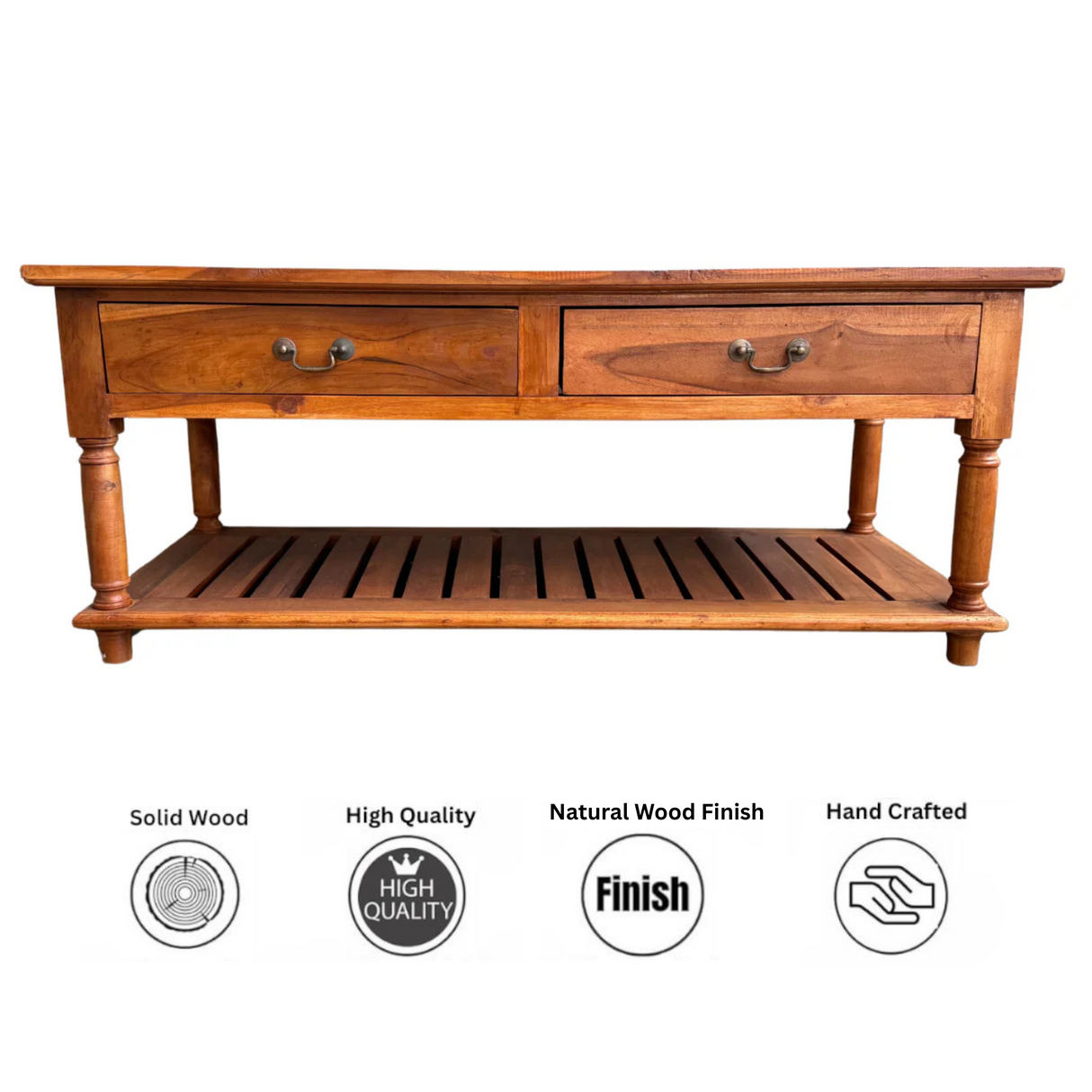 FARMHOUSE COFFEE TABLE | TEAK