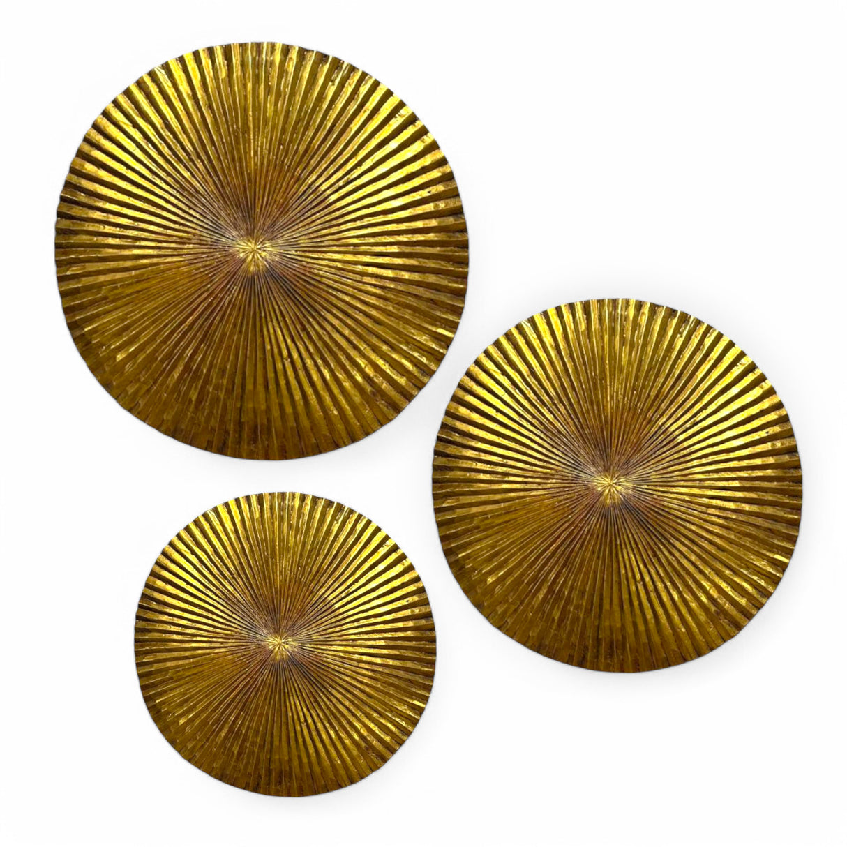 Wall Decoration | Payung Bali, Set of 3, Gold
