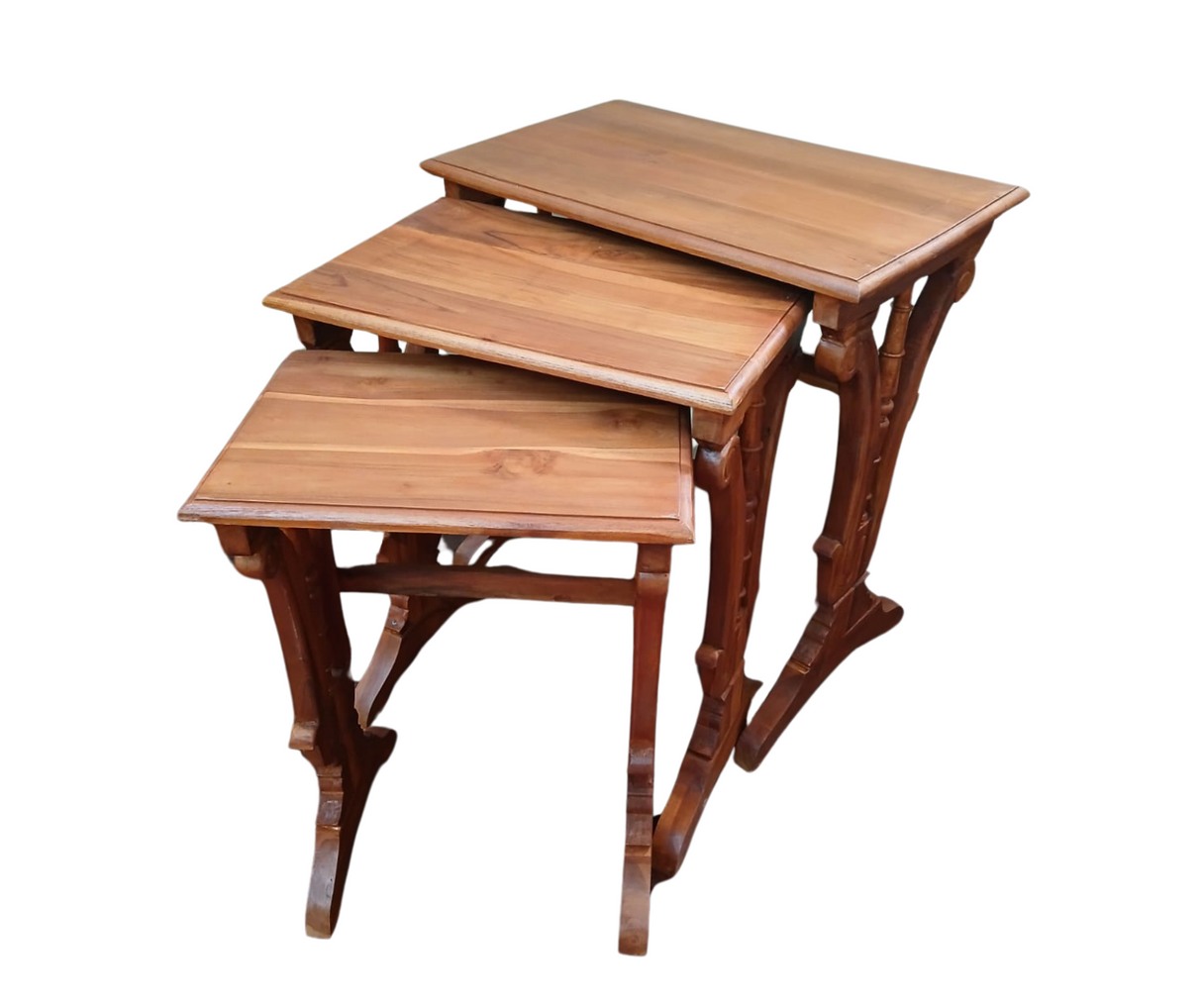 Italian Console Set of 3 | Teak