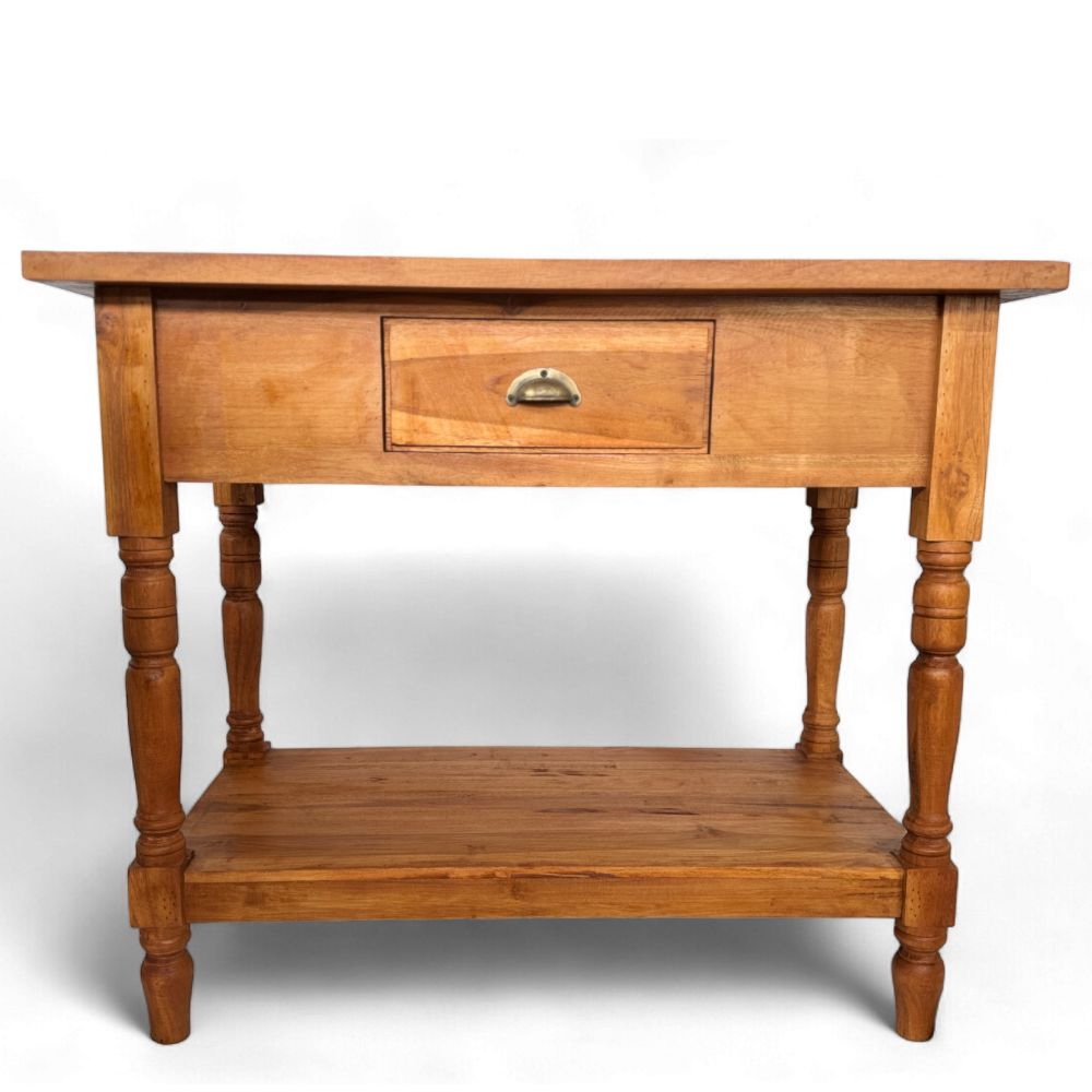 Simple Bedside Table | Light Wood Finish