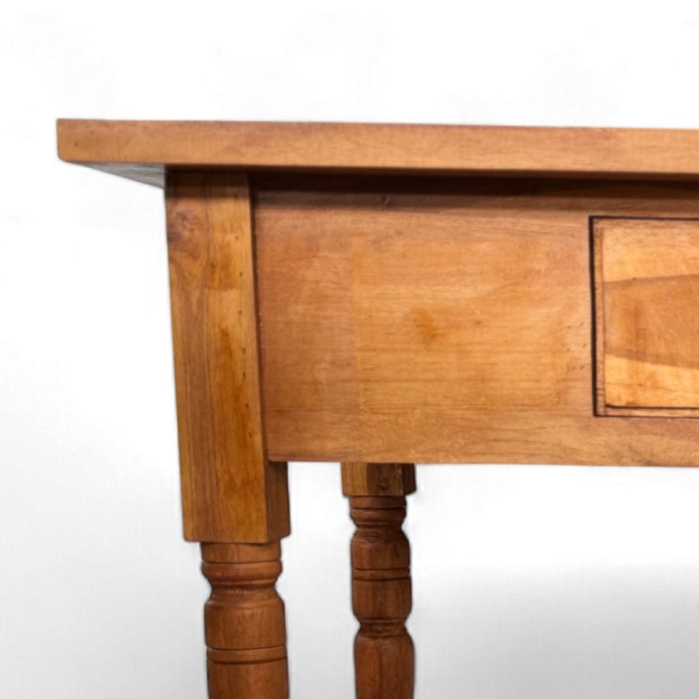 Simple Bedside Table | Light Wood Finish