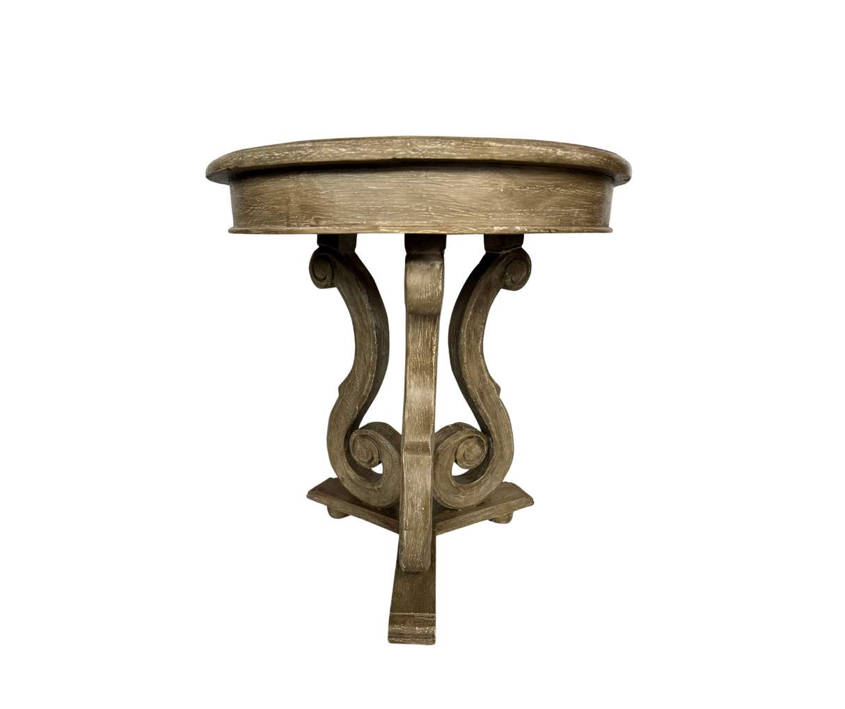 Florence Round Coffee Table 60cm | Aged Brown