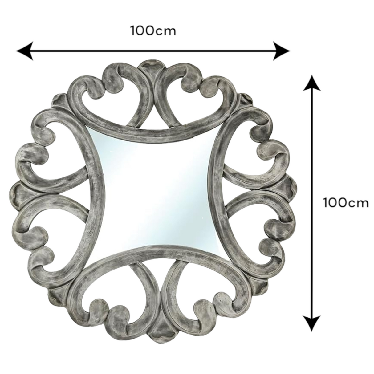 Paloma Round Mirror | Bali Coffee