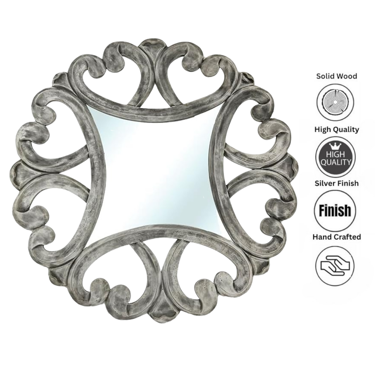 Paloma Round Mirror | Bali Coffee