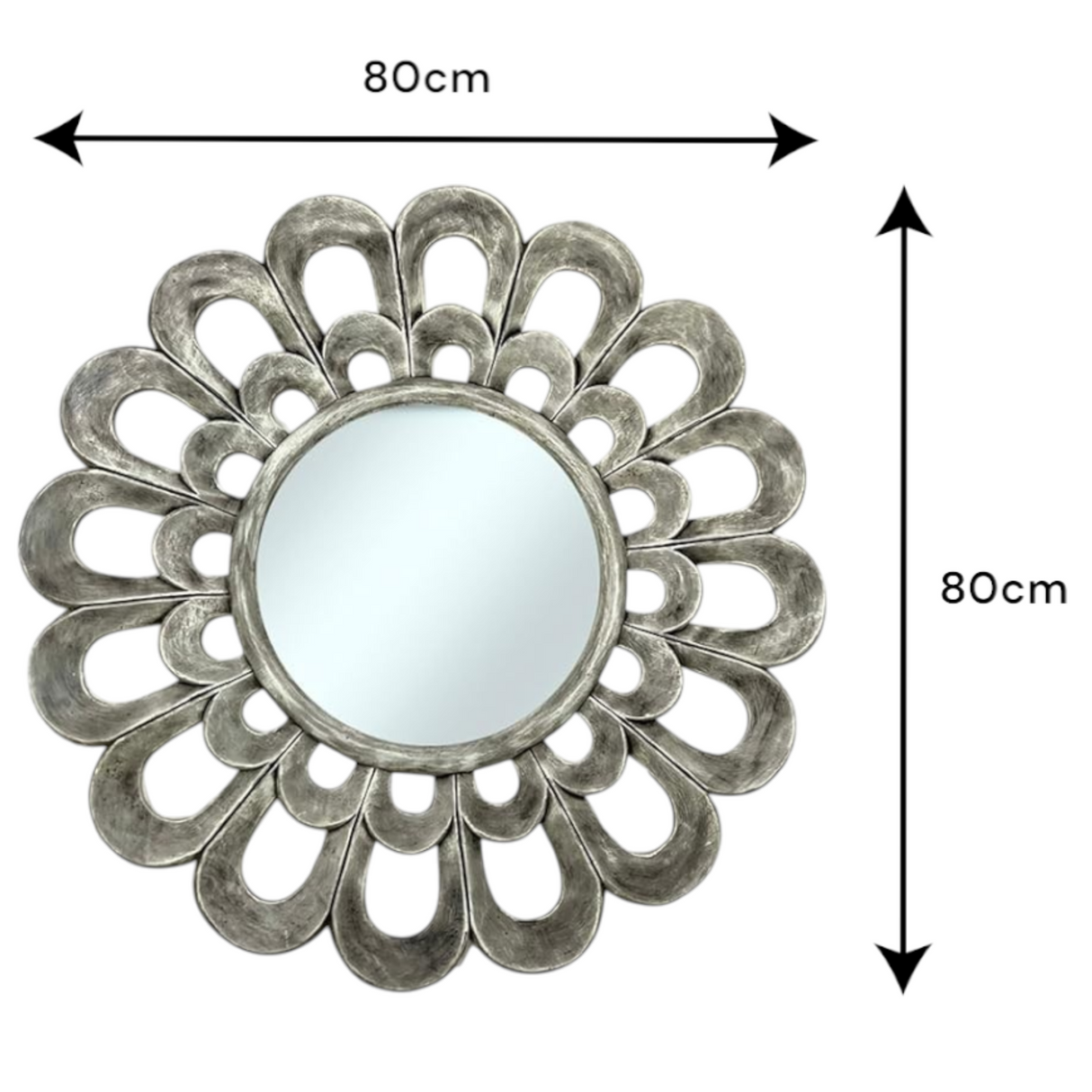 Marble Round Mirror | Bali Coffee