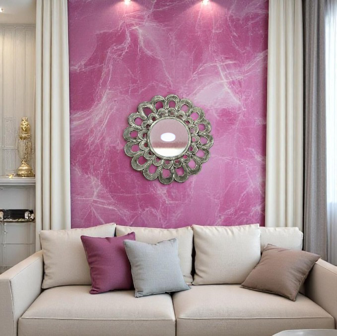 Marble Round Mirror | Bali Coffee