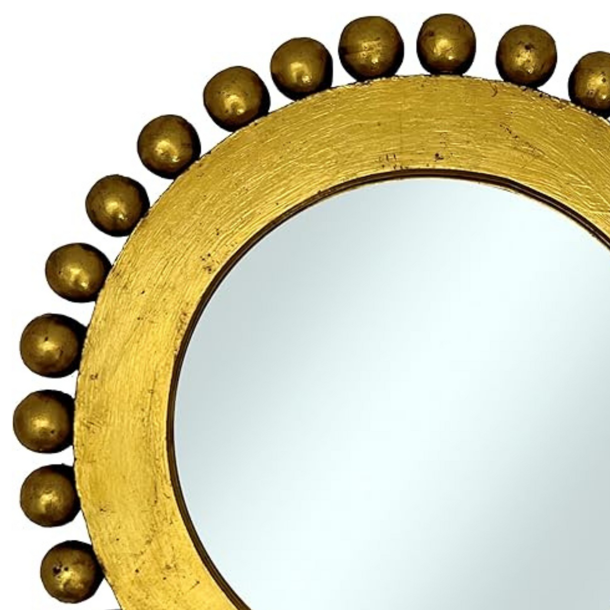 Durban Bowl Mirror | Gold Wash