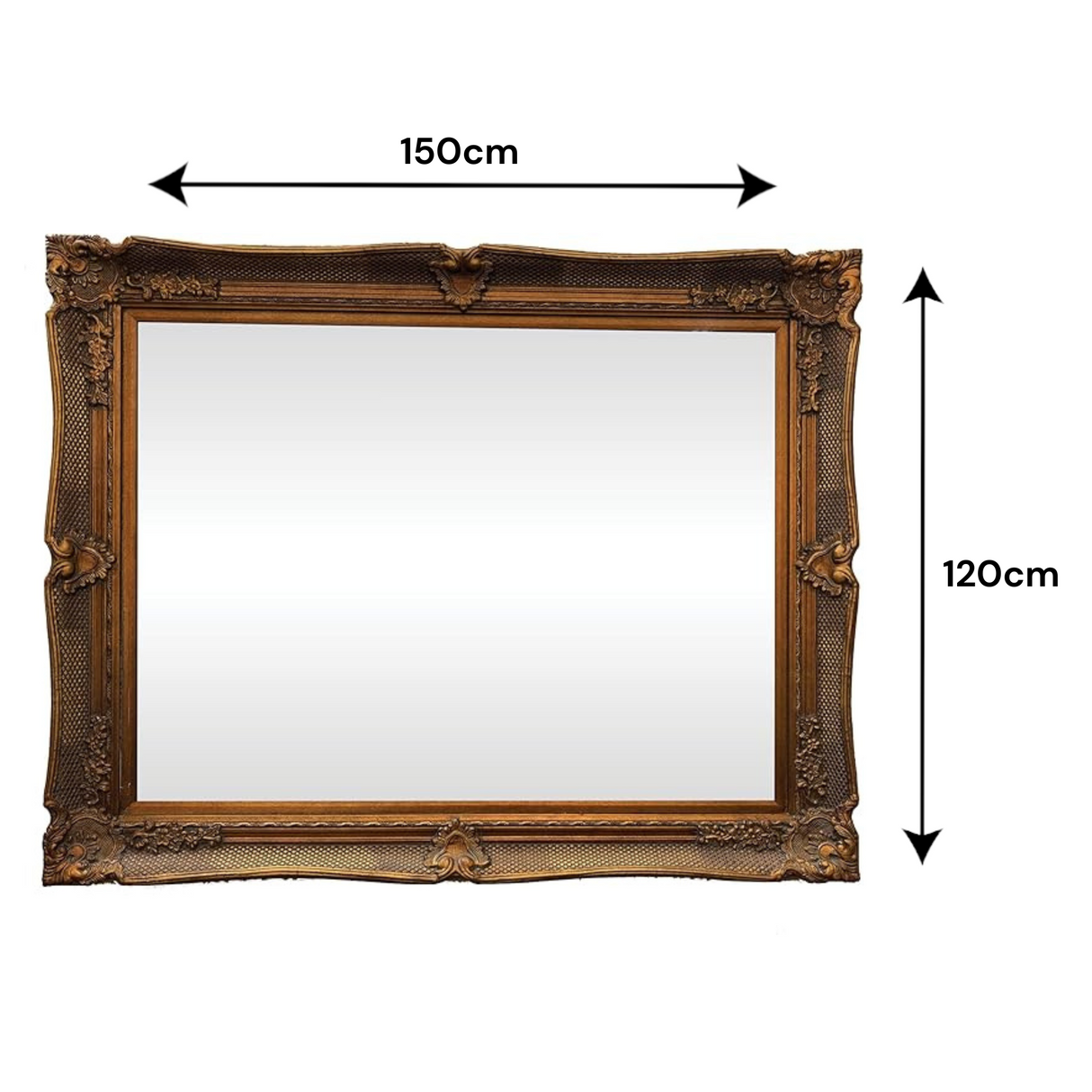 8101 Gold Mirror | 120x150cm