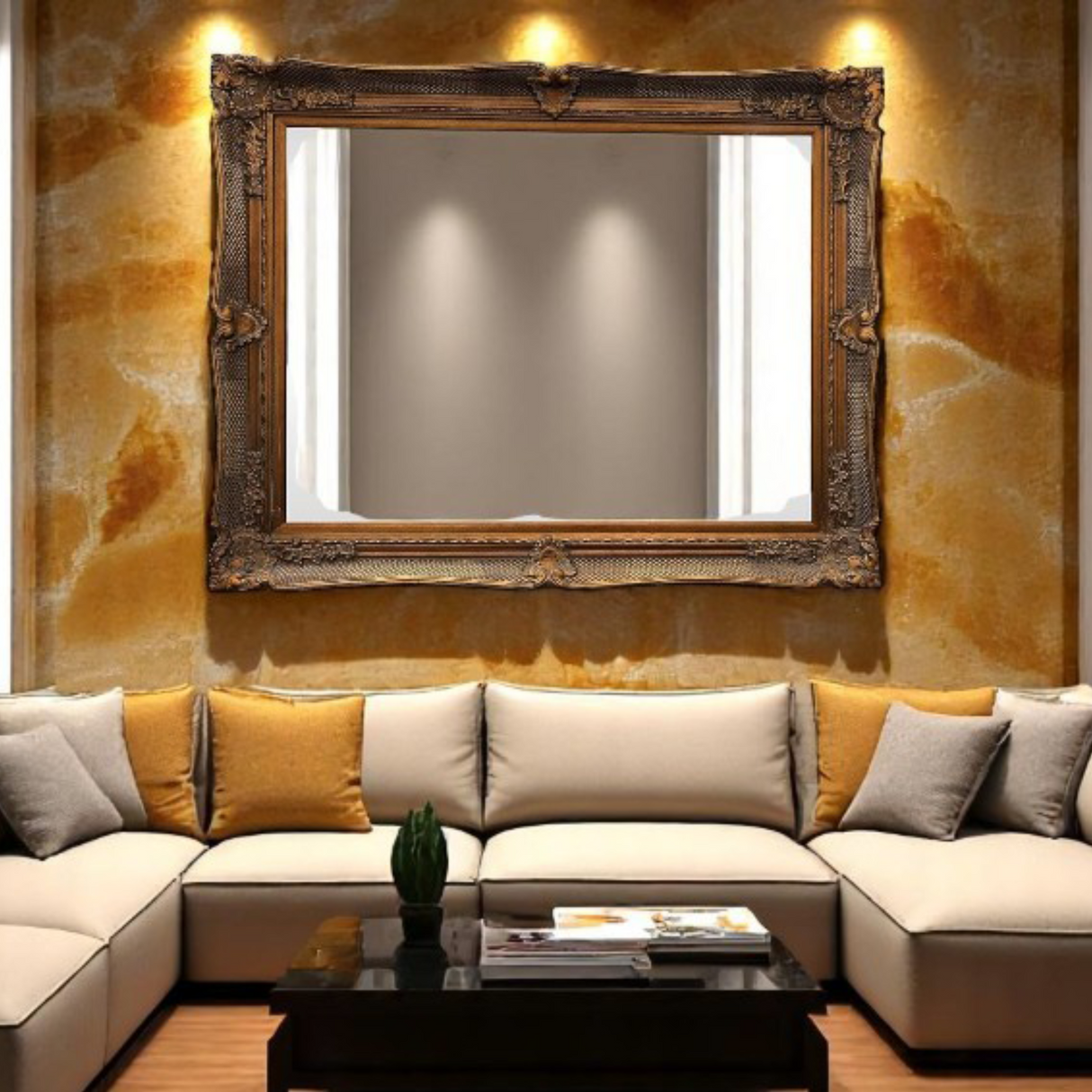 8101 Gold Mirror | 120x150cm