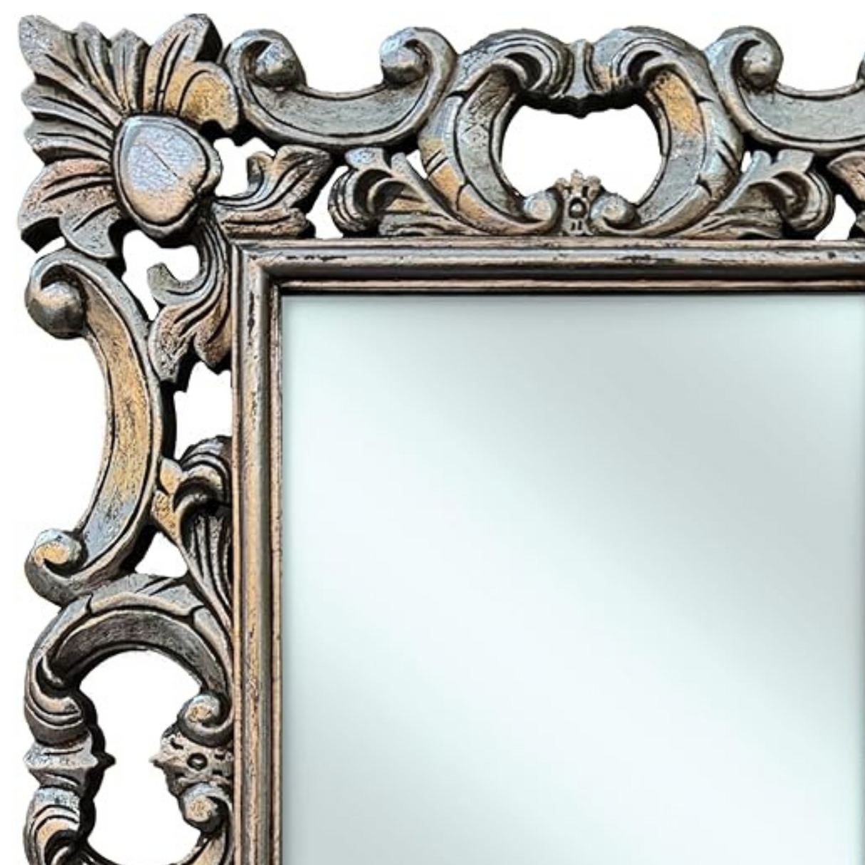 Mirror Eiffel 80x60 | Silver Large Wall Mirror