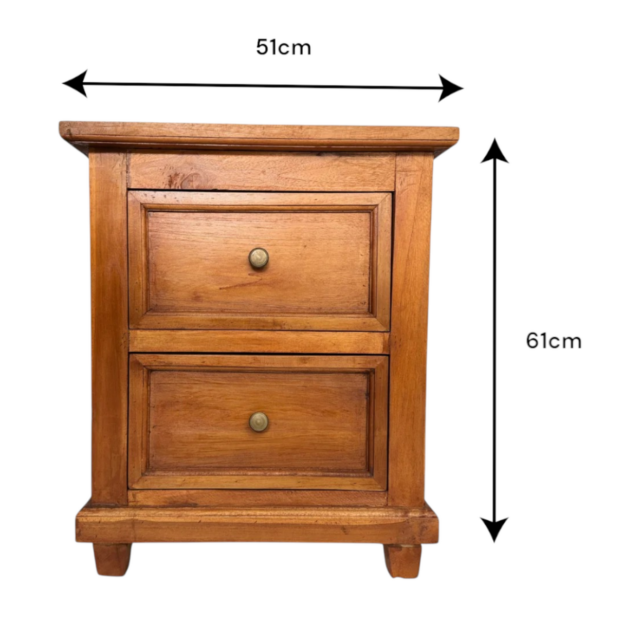 Bedside Table With Drawer | Light