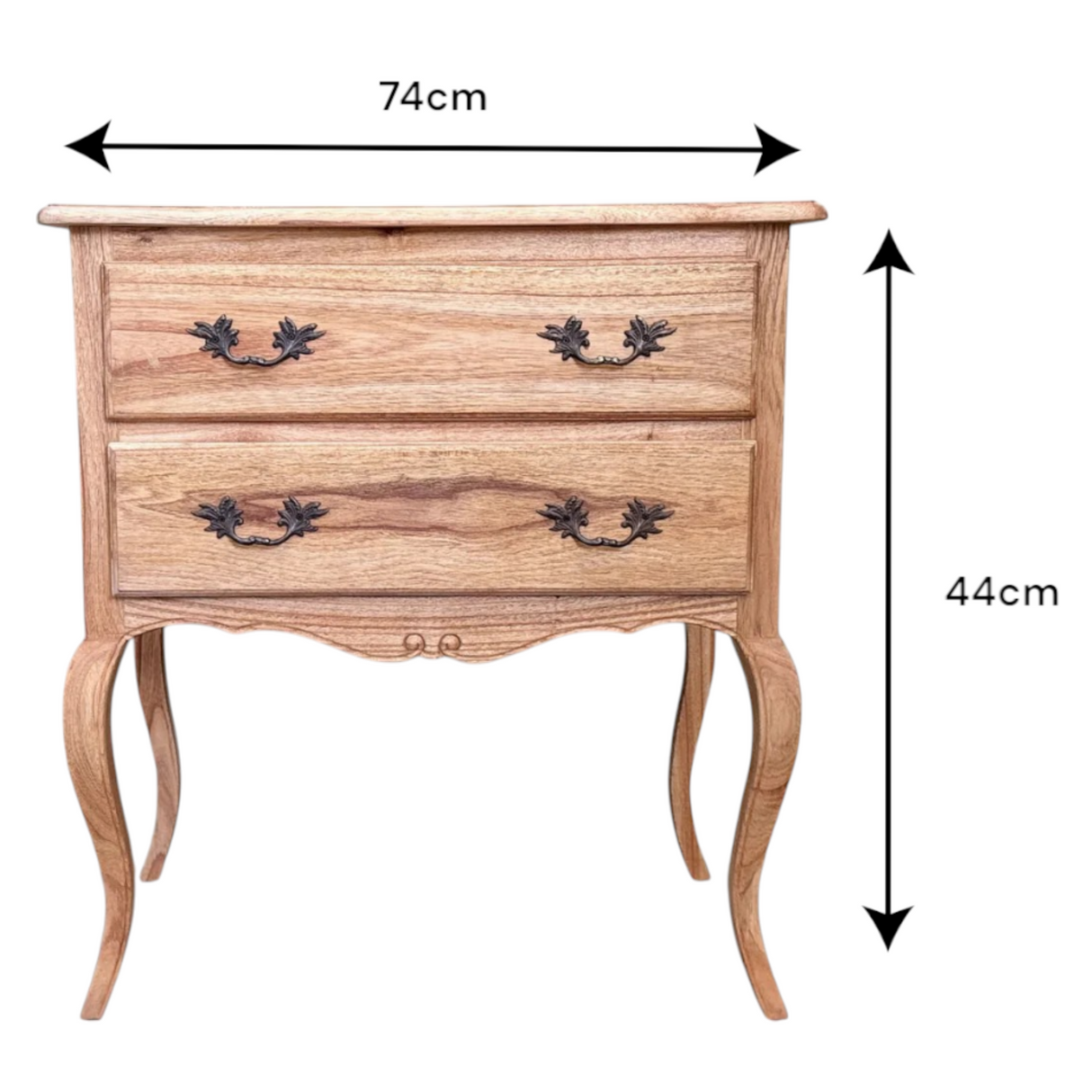 French Bedside Table | Natural