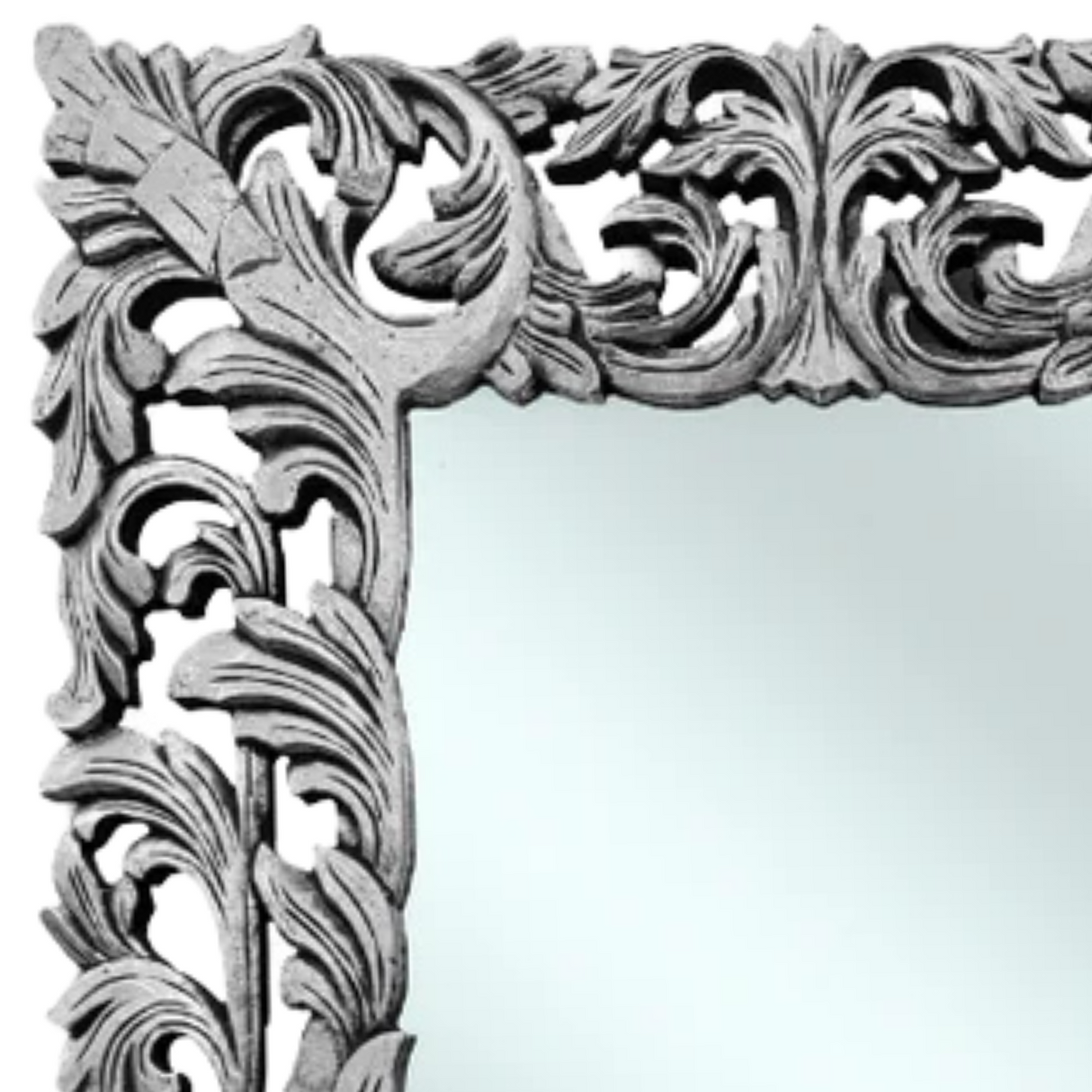 Mirror Deco No List Frame 150x100 | Silver Large Wall Mirror