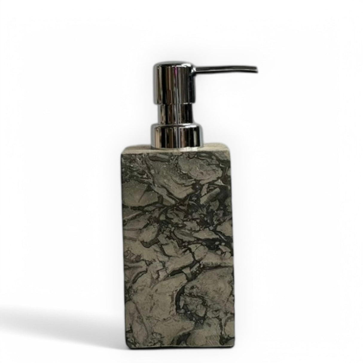 Natural Riverstone Soap Dispensers | Square, Marbled