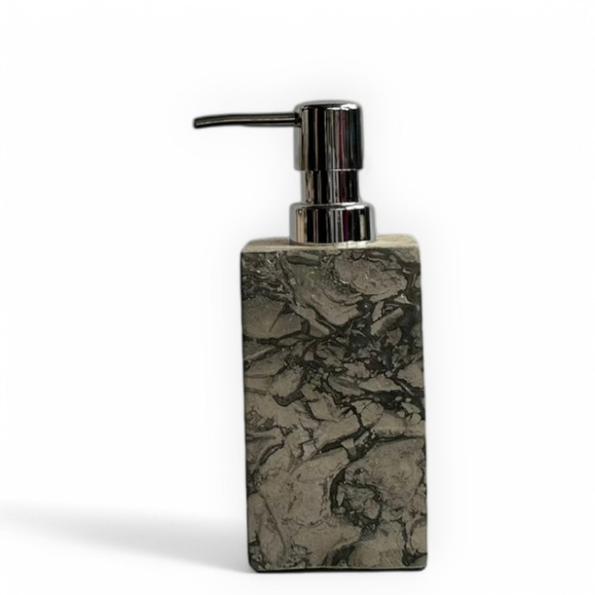Natural Riverstone Soap Dispensers | Square, Marbled