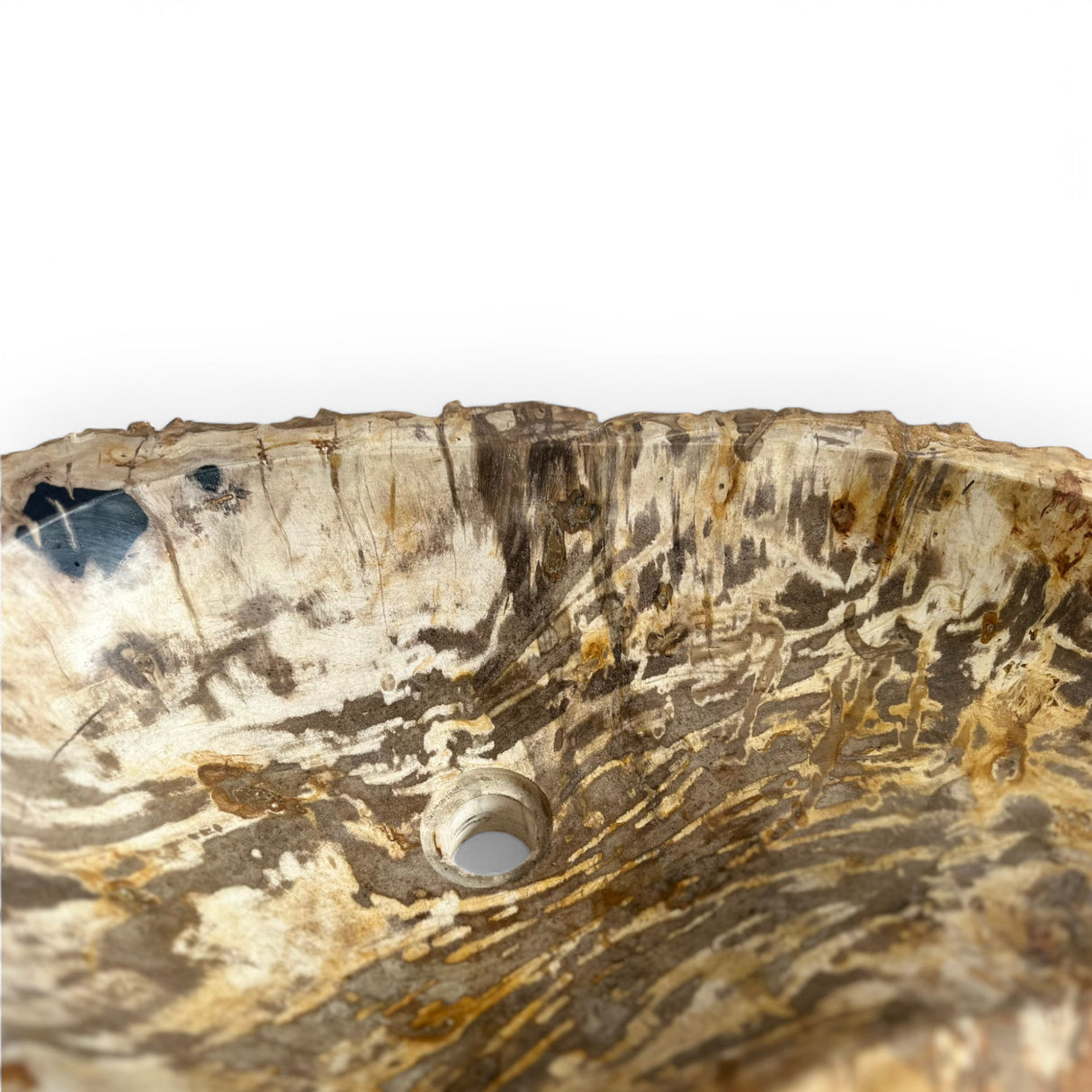 Indonesian Riverstone Basin/Sink - Tiger, Brown, Natural