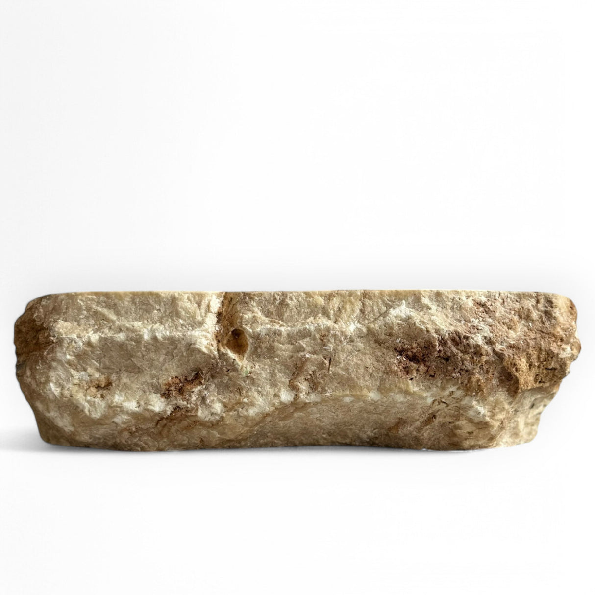 Indonesian Riverstone Basin/Sink - Brown, Marbled