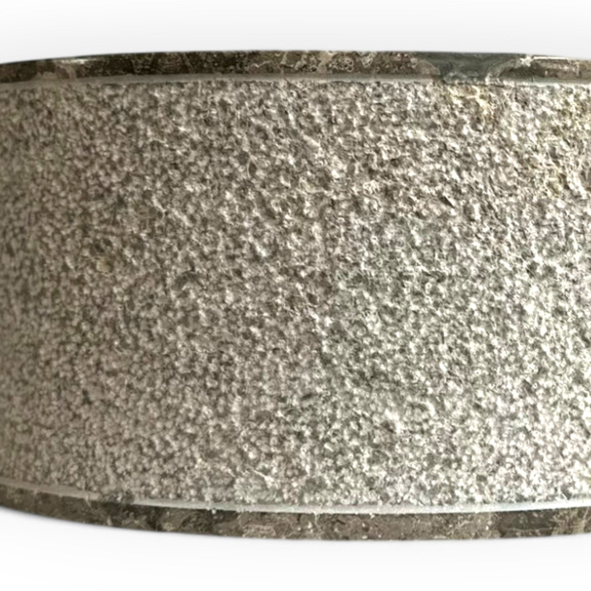 Indonesian Riverstone Basin/Sink - Grey, Marbled, Round