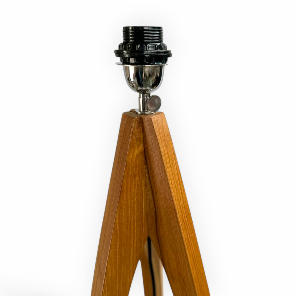 Wooden Floor Standing Lamp | 170cm, Curved Legs