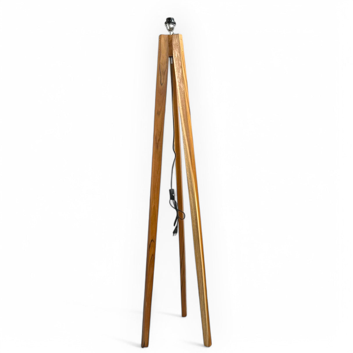 Wooden Floor Standing Lamp | 170cm, Tripod Legs