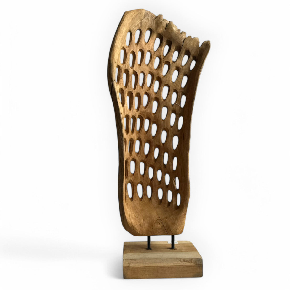 Wooden Stand Hole A | Natural, 100cm