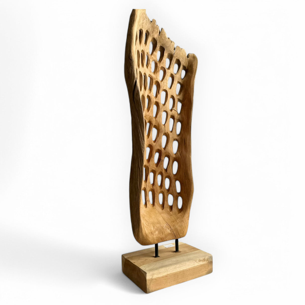 Wooden Stand Hole A | Natural, 100cm