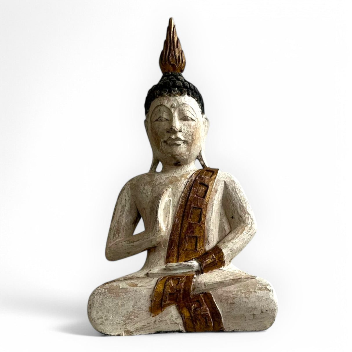 Buddha with Fire Statue | Set of 3