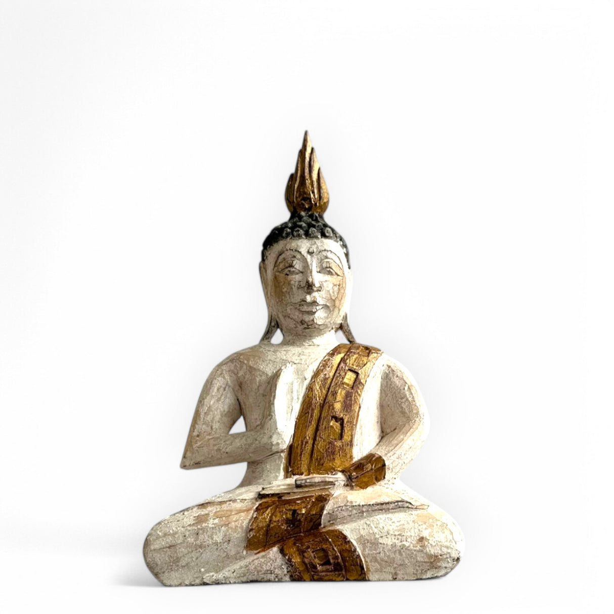 Buddha with Fire Statue | Set of 3