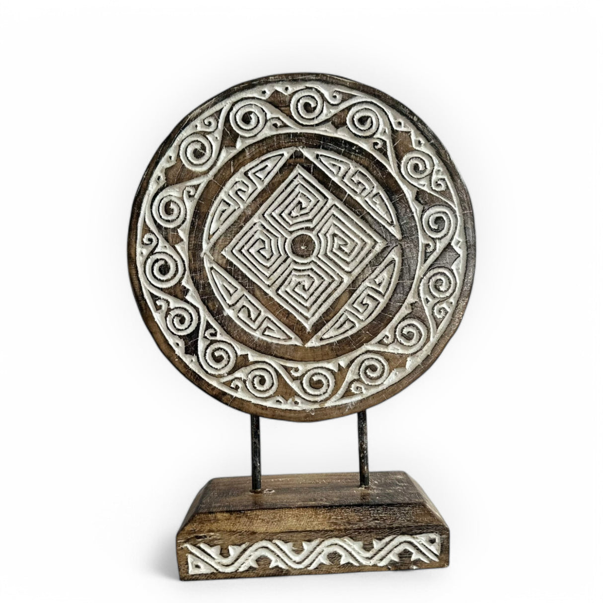 Wooden Stand Round | Set of 2