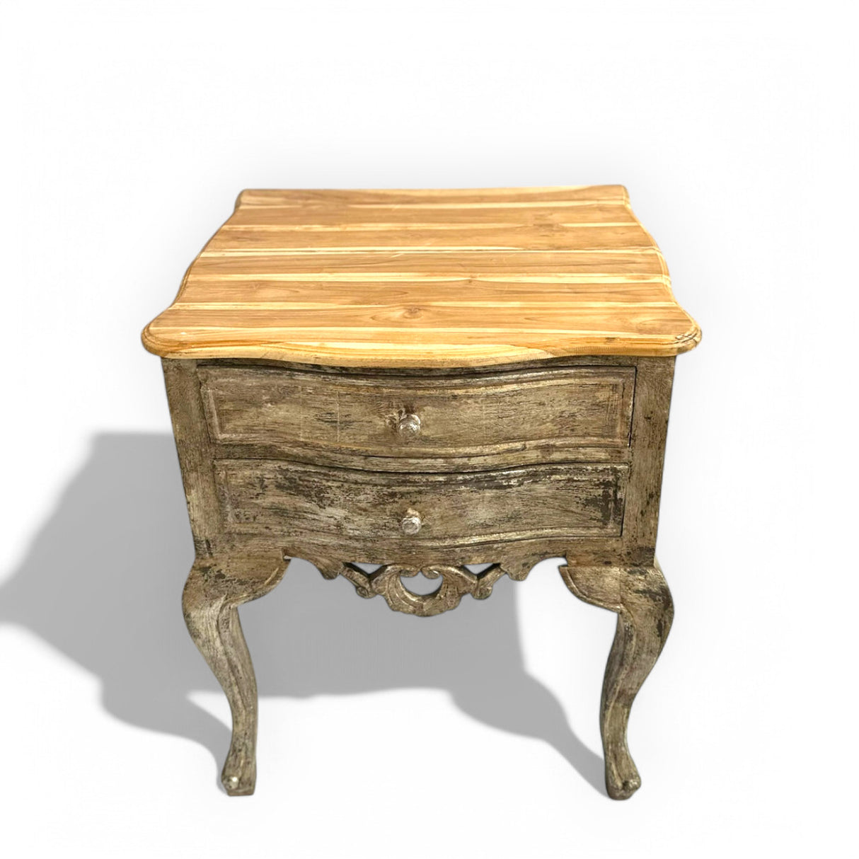 Classic Bedside Table | Antique Gold, Bali