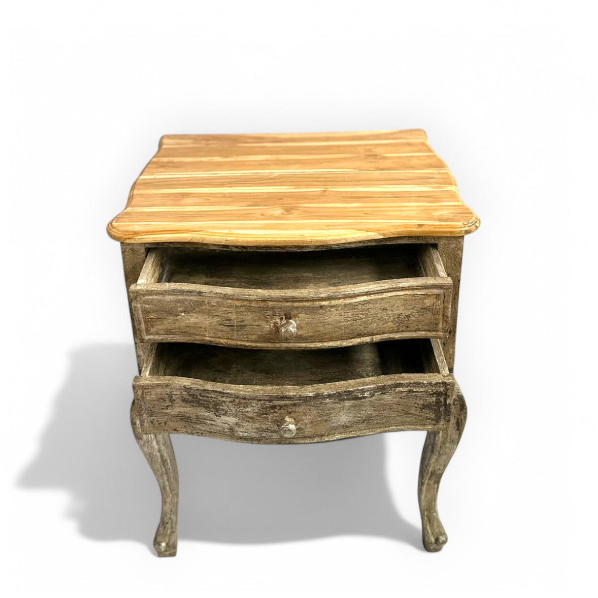 Classic Bedside Table | Antique Gold, Bali