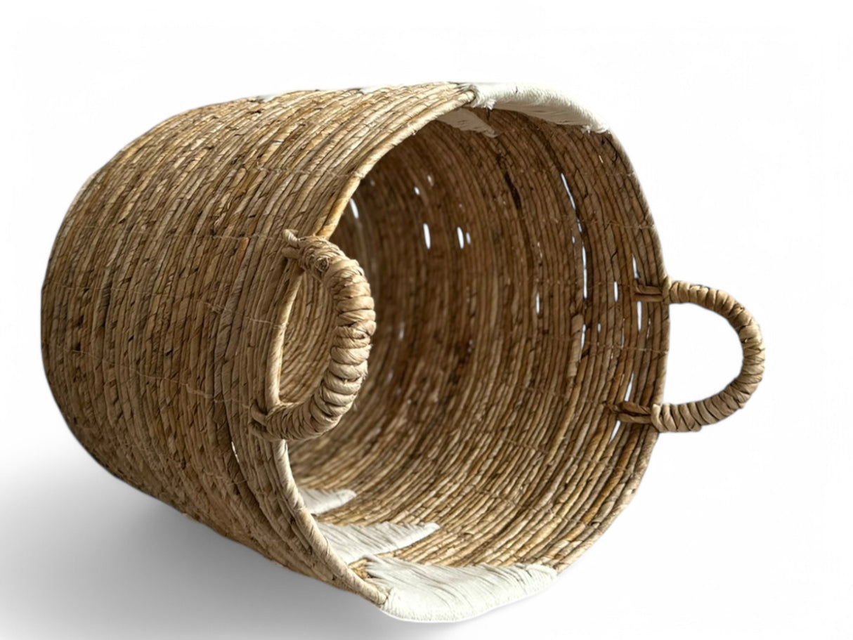 Basket White Triangles | Large