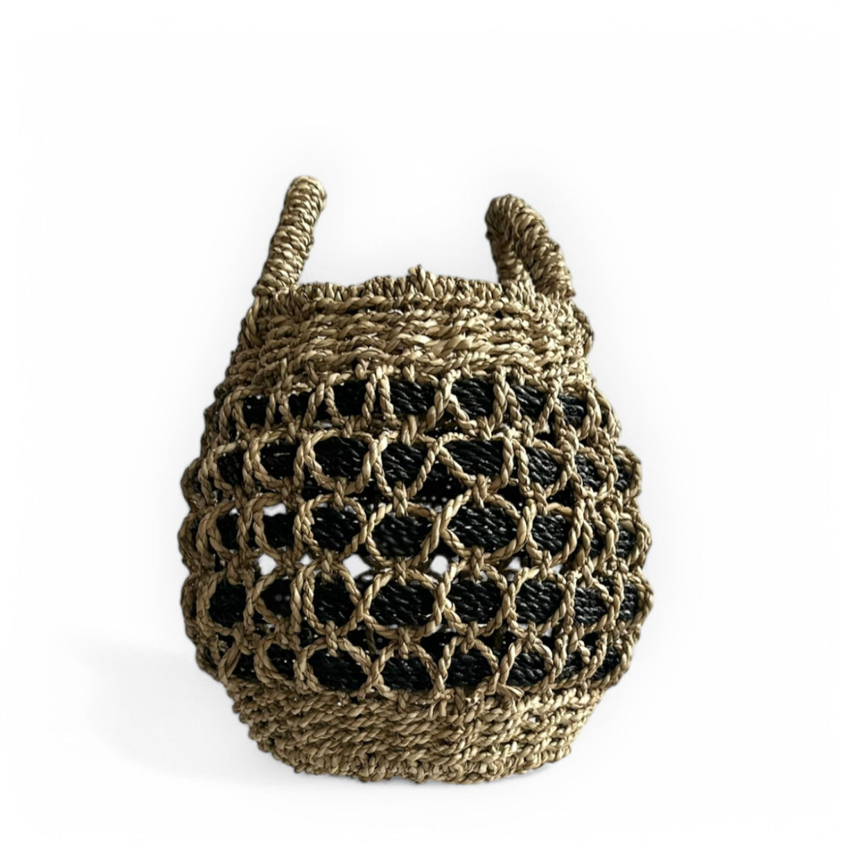 Natural Net Basket | Small, Black and Natural