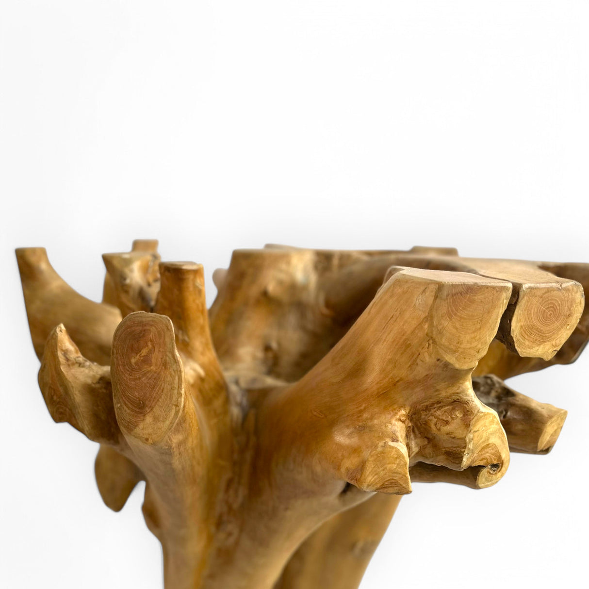 Tree Root Table Round | Teak, 78cm