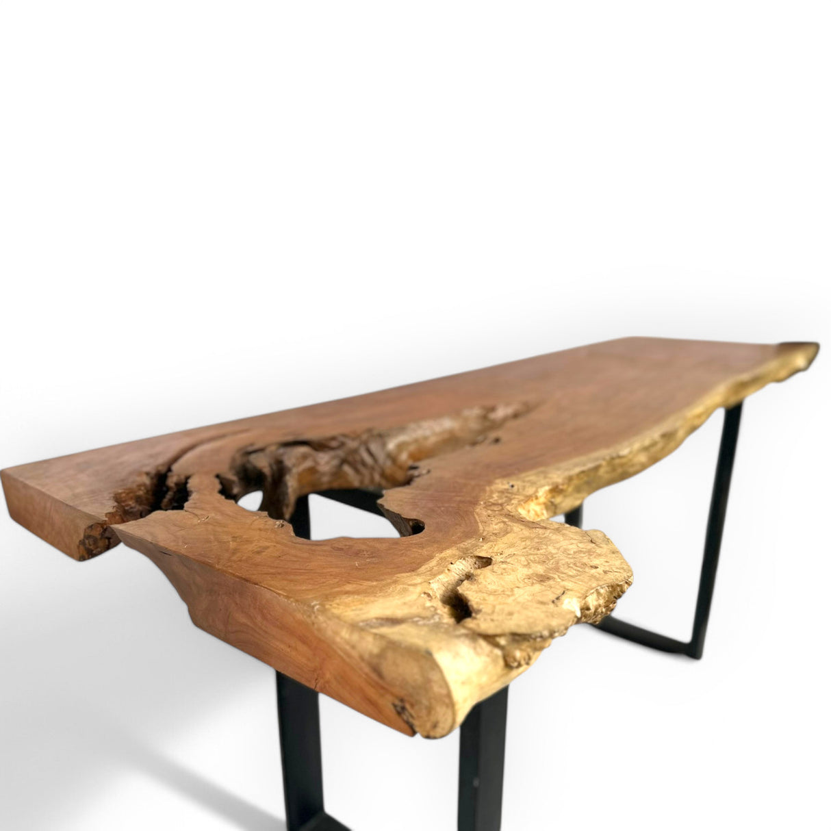 Live Edge Table | 2m, Metal Legs