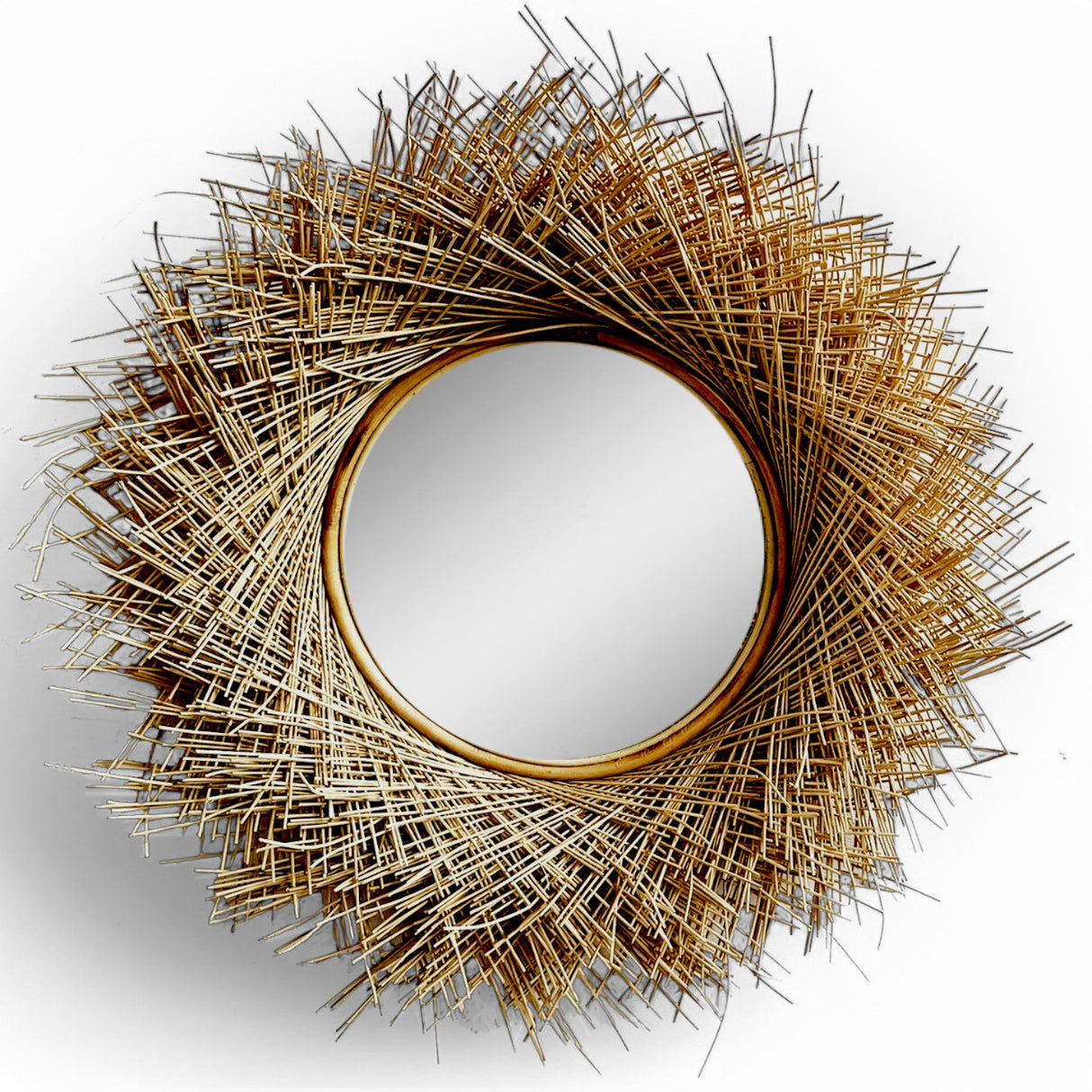 Sunburst Accent Mirror | Natural, 100cm