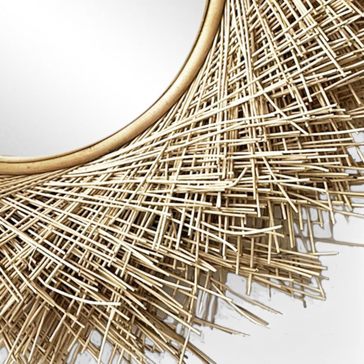 Sunburst Accent Mirror | Natural, 100cm