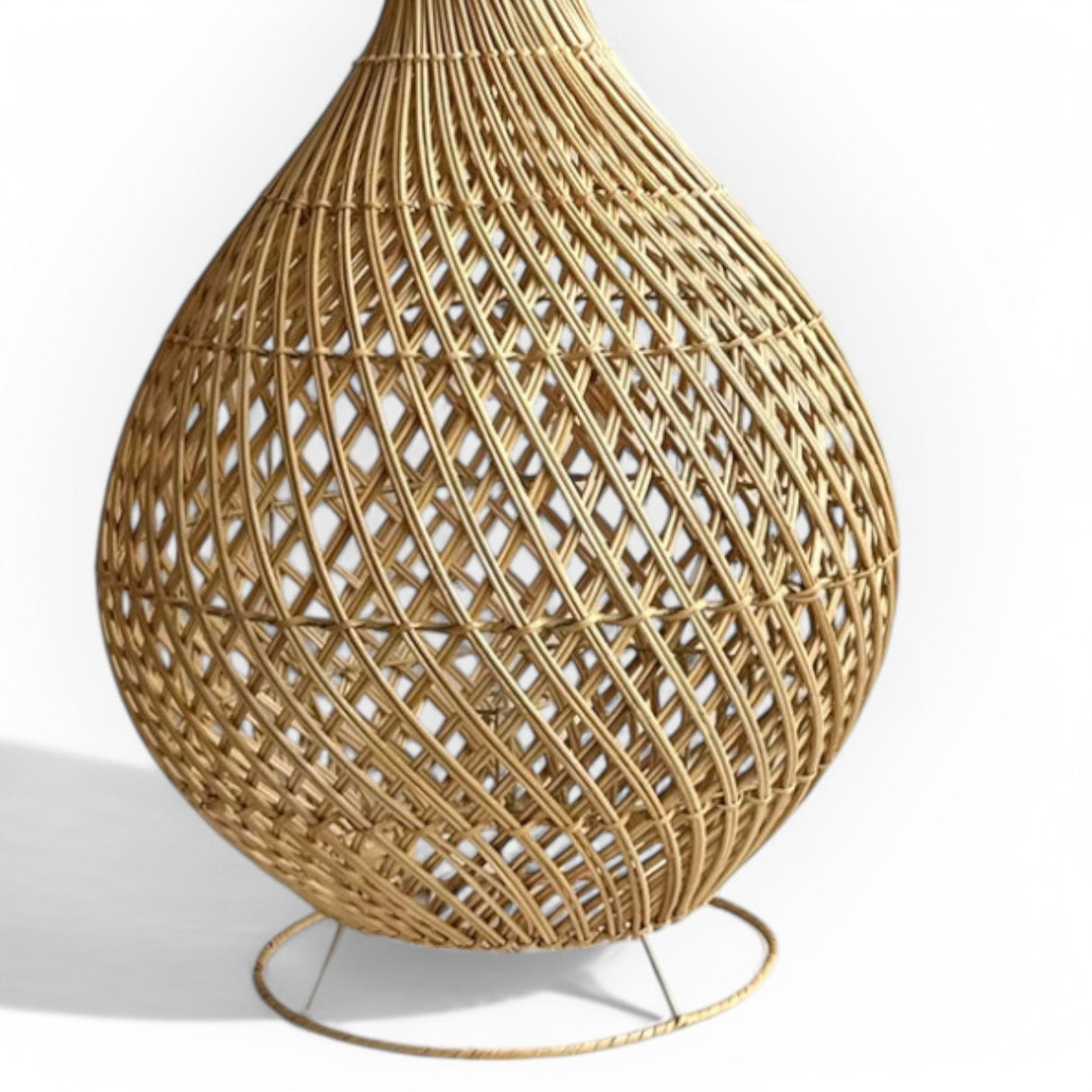 Rattan Lamp Onion | Standing, Bush 104cm