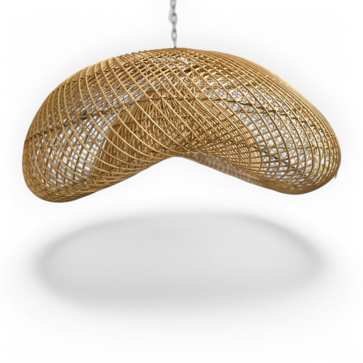Rattan Lamp Onion | Hanging, Oblong