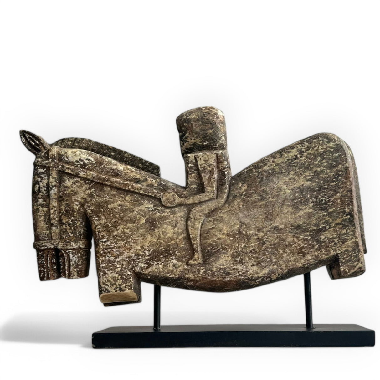 Mounted Horse Ornament | Washed