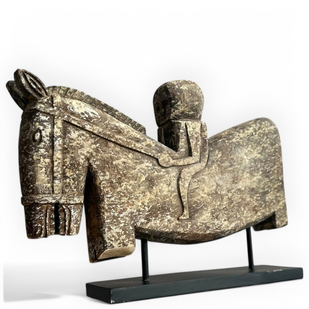 Mounted Horse Ornament | Washed